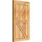 Ekena Millwork Framed Board-n-Batten Shutters w/Z-Bar, Rough Sawn Western Red Cedar, 16 1/8W x 28H, PR RBF06Z16X028RWR - alternate 5